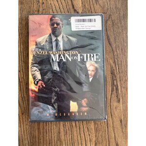 Man On Fire DVD Widescreen Movie Denzel Washington Action Drama Movie NEW Sealed